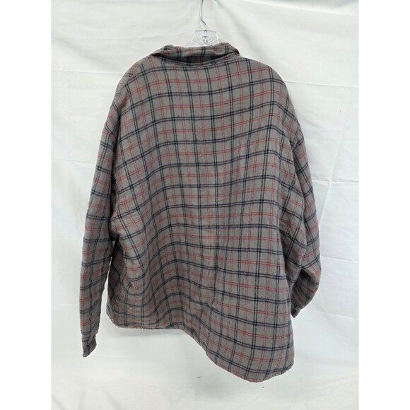 Vintage Ozark Trail Quilted Flannel Paid Button Up Men’s 2XL Hunting Lumberjack - Picture 5 of 7